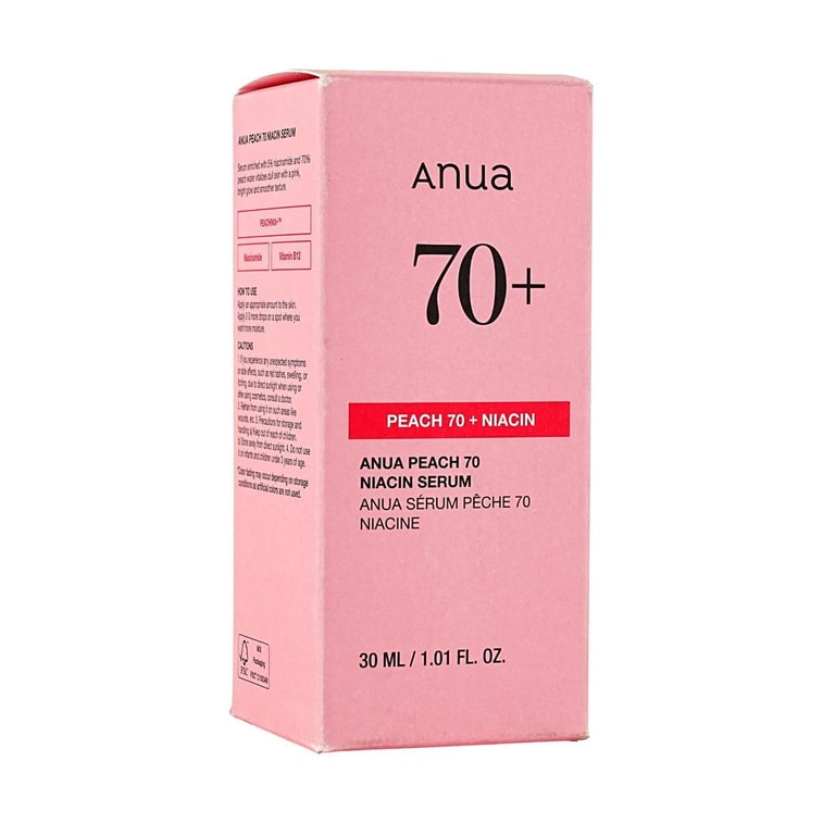 韩国ANUA安宇安 桃子70%烟酰胺美白精华 30ml 提亮肤色 舒缓修护 深层补水 焕亮 8