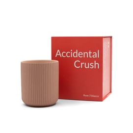 Luminose Scented Coconut Wax Candle Rose Tobacco Floral Scent | Accidental Crush 9.5oz