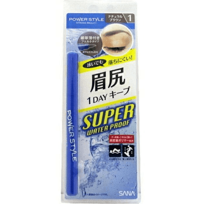 [일본 직송] 토키와제약 SANA 방수·방습 스펀지 팁 리퀴드 아이브로우 펜슬 (1개입) - 방수, 초보자도 쉽게 사용 가능
