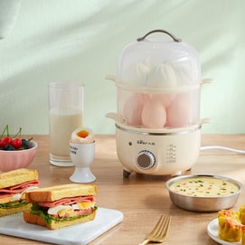 Electric Egg Cooker / Boiler and Steamer Set