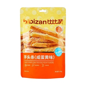 比比赞 芋头条 咸蛋黄味 100g【香浓酥脆】