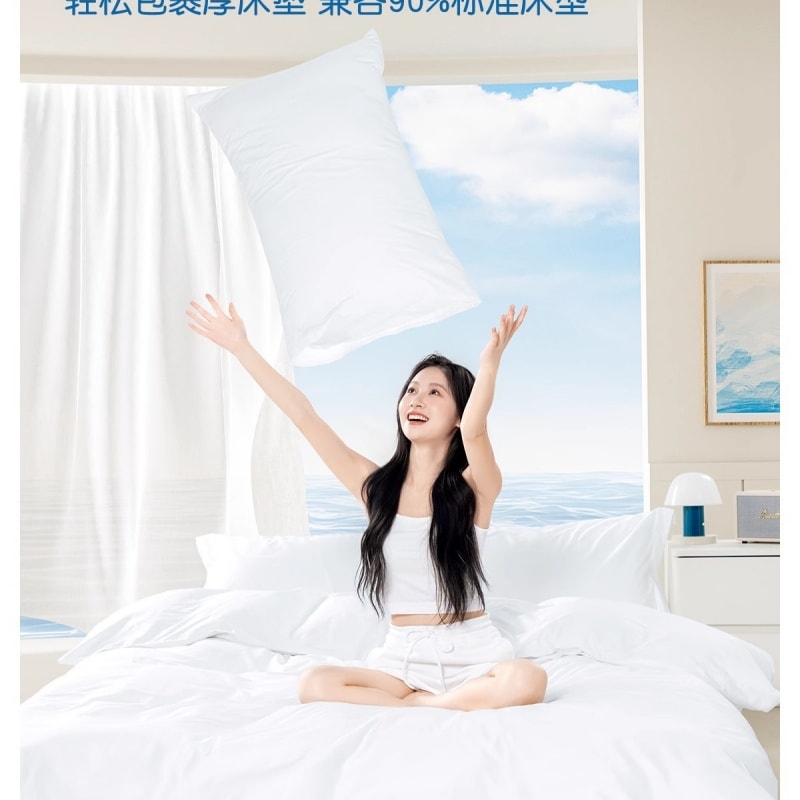 Travel Hotel Disposable Bedding Set (Sheets, Pillowcases) Double-Thickness Travel Bedding Set Dirt-Proof Portable Travel Set Double Size