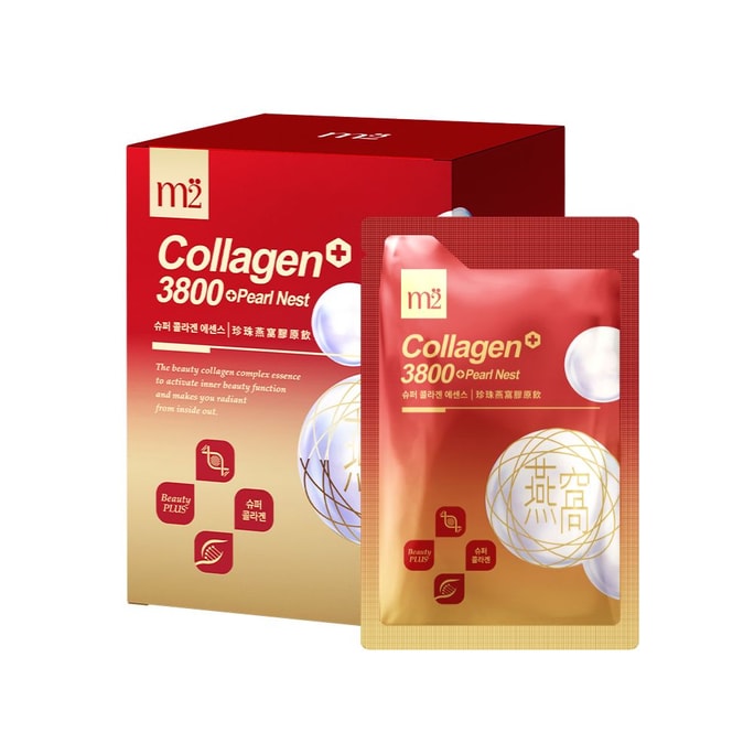 M2 美度 燕窩膠原飲 3800mg/包x8入組 美容膠原蛋白飲 添加珍珠粉 【孫藝珍代言】