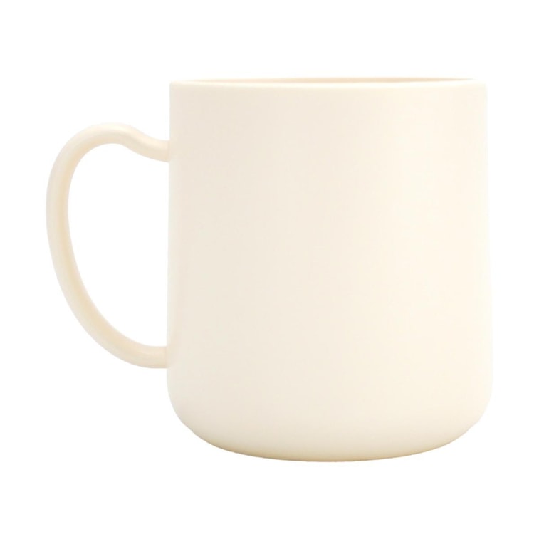 White Twilight Mouthwash Cup, Double Thickened Anti-slip Home Tooth Cup 4