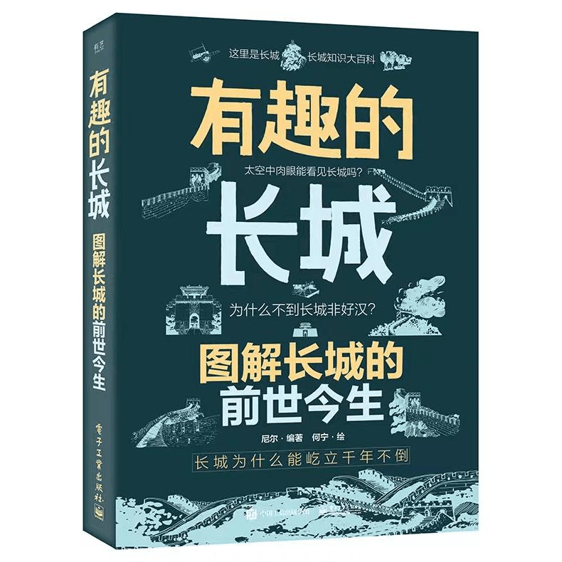 目録所載！・[万里の長城図・紙本・未表装マクリ]／売立目録所載／中国