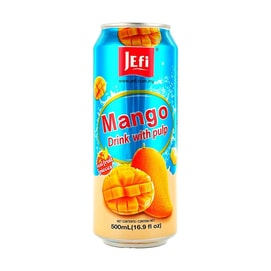 韩国JEFI 芒果果肉果汁饮料 500ml