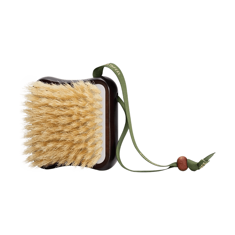 浴见BATHFEEL 乌檀木身体沐浴刷 短柄按摩软毛猪鬃干刷 持久耐用 柔软亲肤易敏肌适用 3