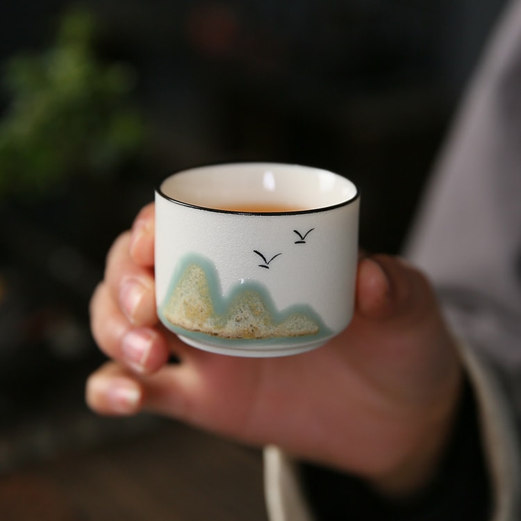 Amazon.com | 复古青花茶碗功夫茶具tea pots家用泡茶碗茶杯tea