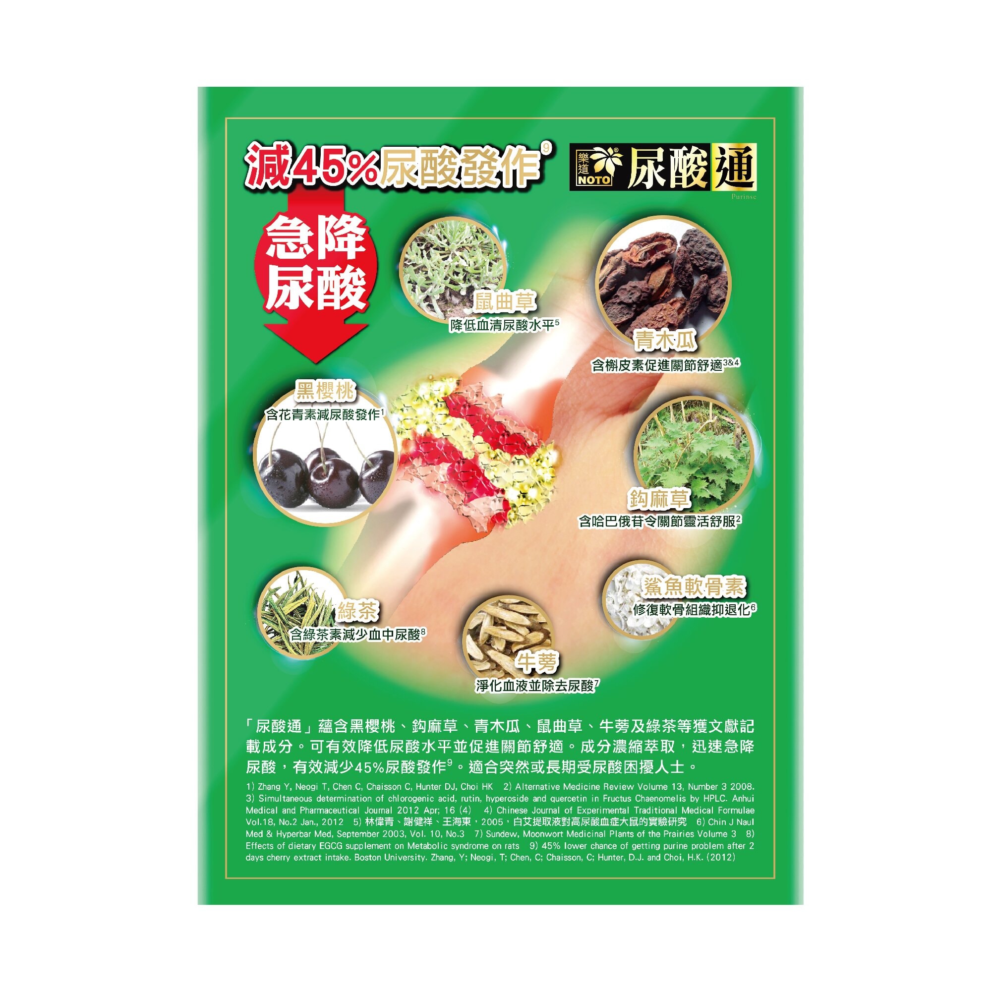 【香港直郵】 香港 樂道 樂道尿酸通老年人關節保健品芹菜籽黑櫻桃精華膠囊