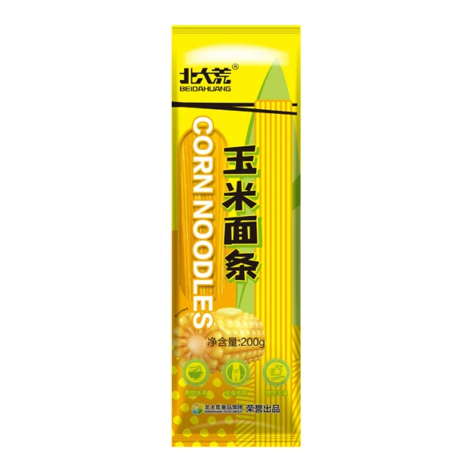 【中國直郵】 北大荒 玉米麵 粗糧低脂東北無蔗糖速食 200g*3包