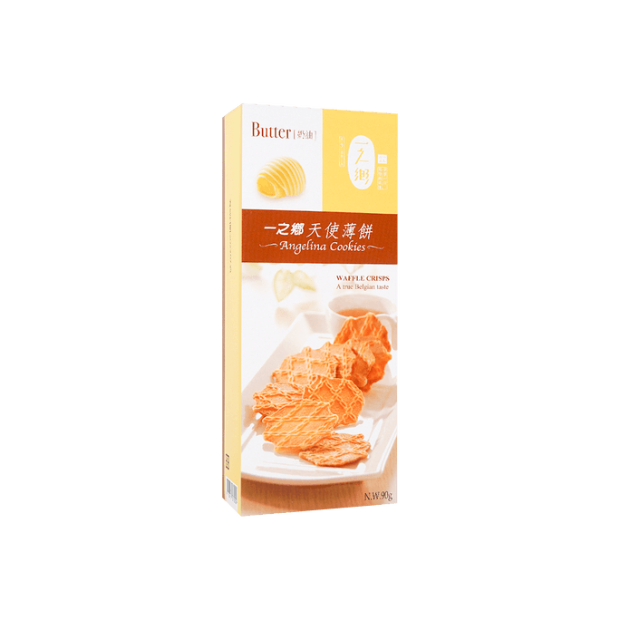 Butter Angelina Cookies - Belgian Waffle Crisps, 3.17oz