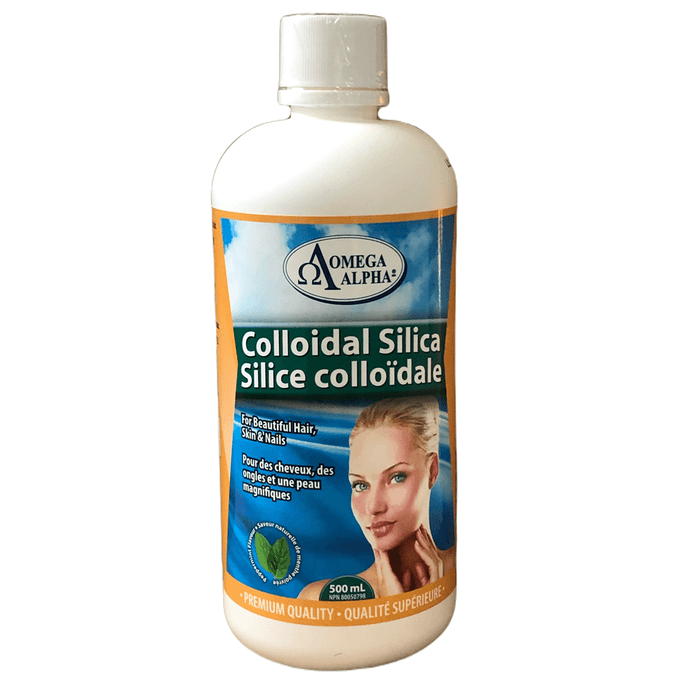Liquid Colloidal Silica (Mint flavor)-For Beautiful Hair Skin & Nails-500ml