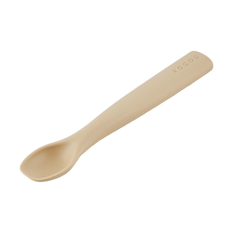 Silicone Baby Spoon Feeding Spoon Bebe Brown 5