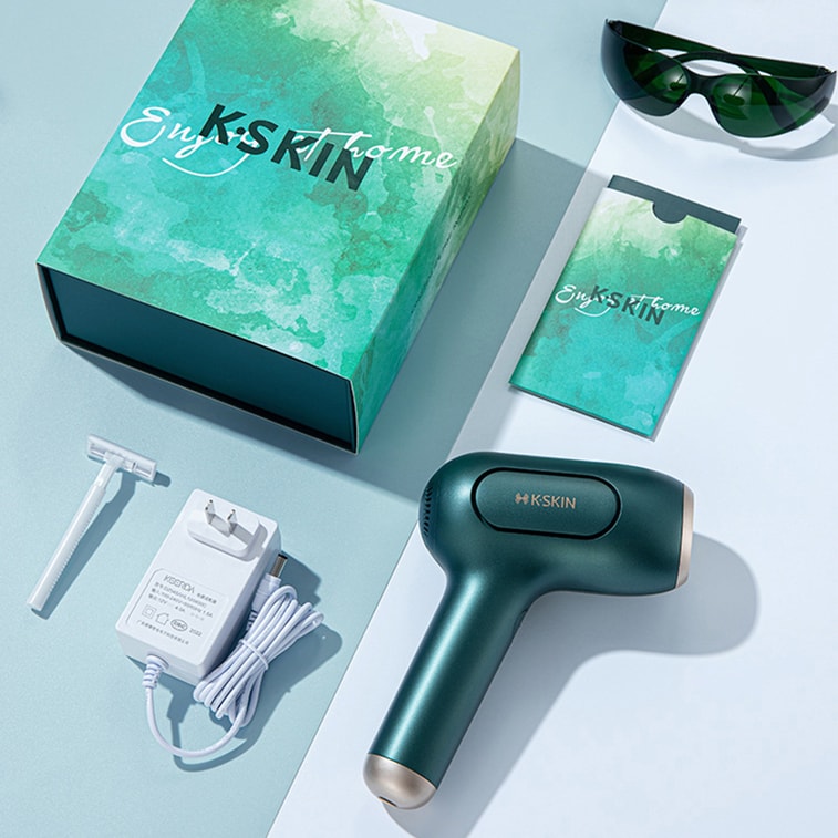 K·SKIN金稻 IPL冰点脱毛仪 99万发闪光灯 全身脱毛 #墨绿色 KD506A【张柏芝代言】 4