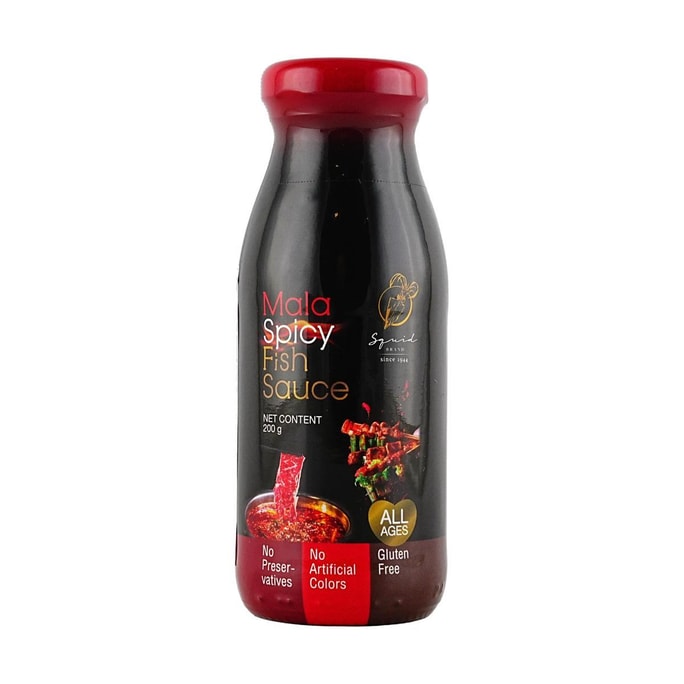 Mala Spicy Fish Sauce ,6.08 fl oz 【For BBQ, Stir-Fries, Hot Pot, Dipping Sauce, And Noodles.】【 Yami Exclusive】