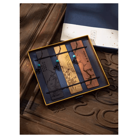 Elegant Rosewood Bookmark Gift Box1Set - Premium Souvenir for Teachers & Foreign Guests