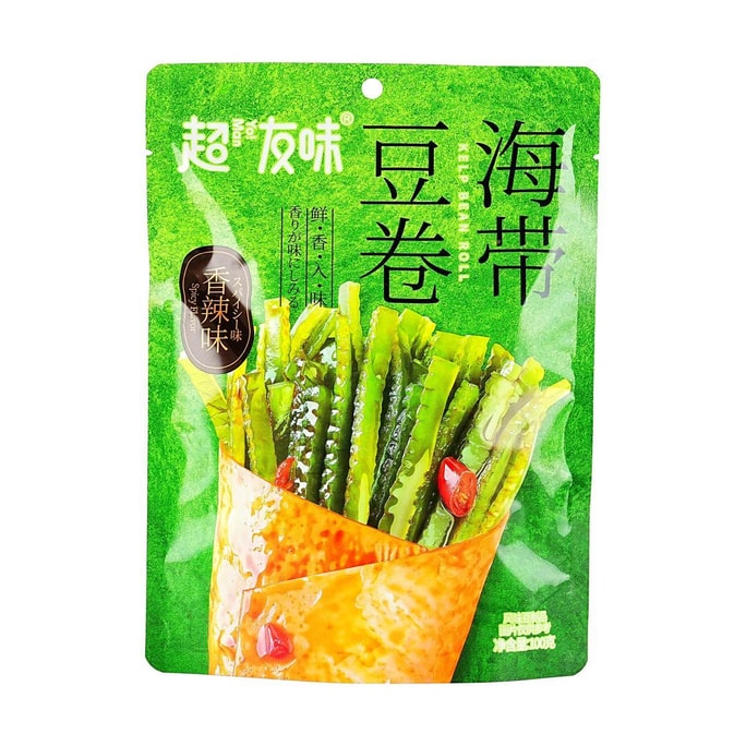 スパイシー昆布と豆腐のロール 3.53オンス