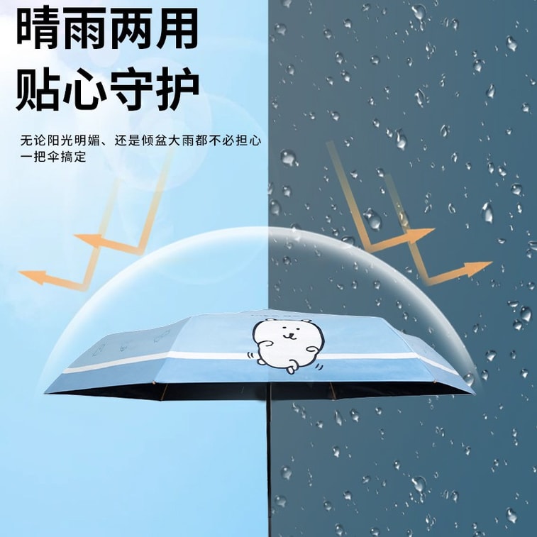 【中国からの直送】旅行用品 - 自虐的なクマの本格傘／日傘、UVカット、日差しと雨の両方に対応、高級感のあるデザイン、手動操作、耐熱性、コンパクト、持ち運び可能、女の子へのプレゼントに最適 - イエロー（1個） 3