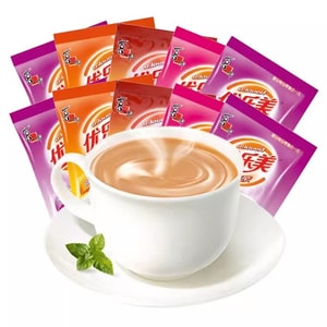 【中國直郵】 優樂美 奶茶沖飲粉小包沖泡小袋裝即溶飲料飲品沖調熱飲品 【20包】混合口味 22g/包