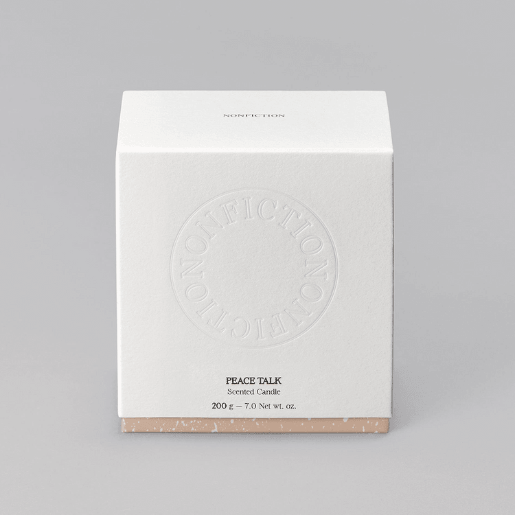 NONFICTION Candle, Peace Talk,7 oz - Yami.com