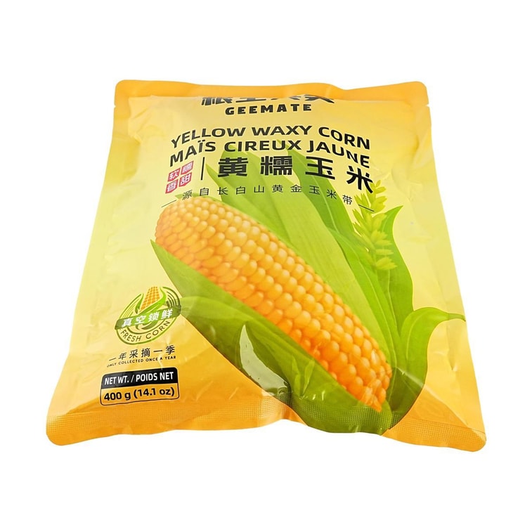 糧全其美 黃糯東北鮮玉米 2根 400g【高纖低卡健康粗糧】【周杰倫代言】 4