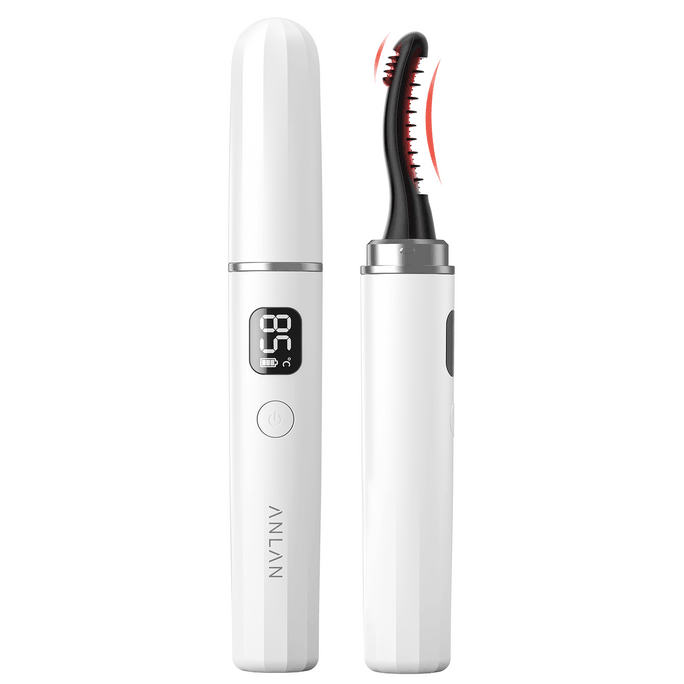 Diamond Eyelash Curler curling tool curling tool heating and long-lasting shaping portable eyelash tool GT2219 White