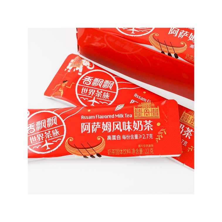 香飘飘 阿萨姆风味 冲泡奶茶 264g 9