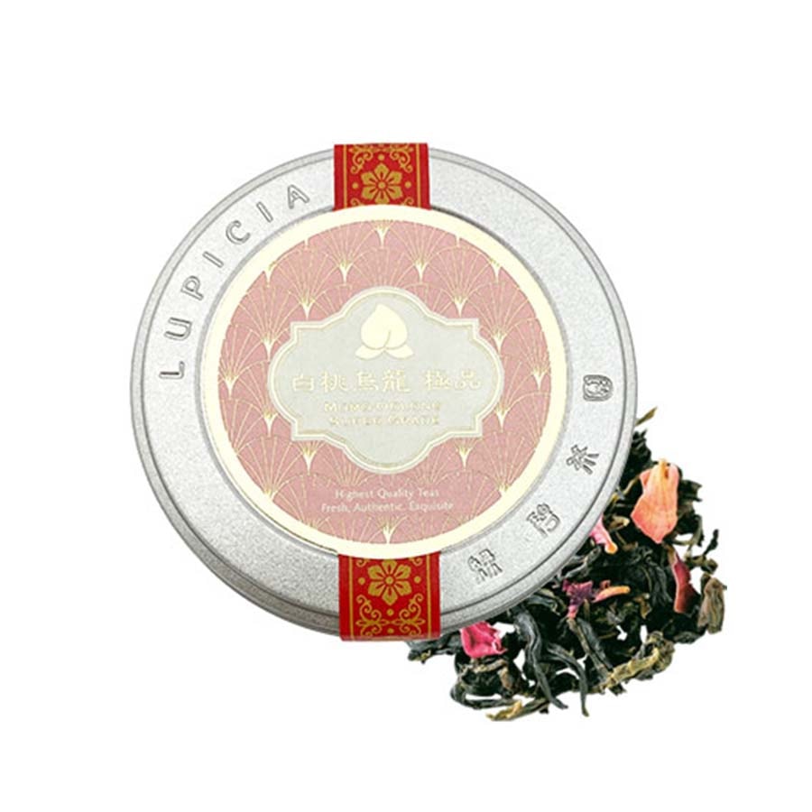 【日本直郵】 日本 lupicia 綠碧茶園 春季限定 蜜桃茶小圓罐茶包禮盒 3罐裝/盒