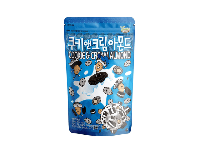 韓国産 HBAF クッキー＆クリーム アーモンド 190g