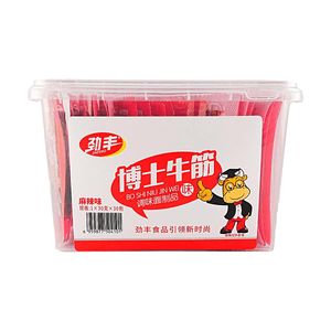 勁豐 博士牛筋 辣條 麻辣味 30g*30包【量販裝】【童年經典】