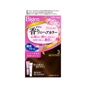 Bigen Fragrant Hair Color Cream 3 [Bright Light Brown] 1box