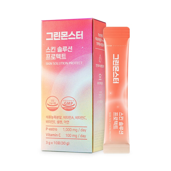 Skin Solution Protect / Skin Elasticity Booster / Glow Stick / 10 Sticks