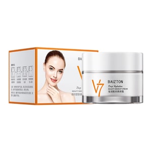 面倒くさがりな人のための美白フェイスクリーム、百珍堂V7トーンアップクリーム。さわやかなヌードメイクを実現します。気になる部分をカバーし、肌色を明るく整え、美白と日焼け止めの効果を1つに。50g。気になる部分をカバーし、肌色を均一に整え、朝の素早いメイクに最適です。メイク落とし不要。ブライトニングエッセンスクリーム。