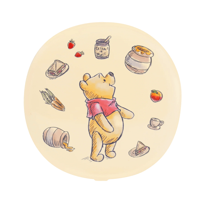 美国 印象梳妆台 小熊维尼LED美妆镜 便携款 附带3倍放大镜