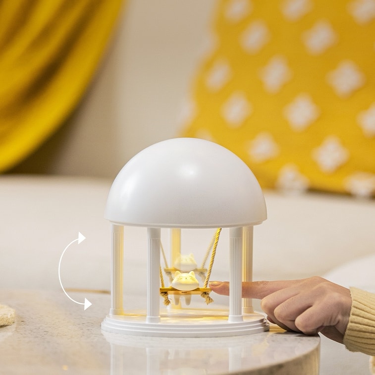 Free Star Creative Projection アンビエントスピーカー、ホワイト、1個 4