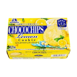 Morinaga Lemon White Chocolate Chip Cookies 12 Pieces