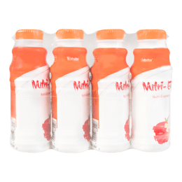 뉴트리 익스프레스 애플 밀크 - 과일 우유 청량 음료, 4병* 9.47fl oz