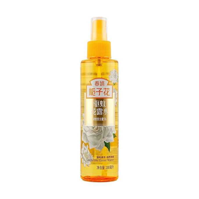 春娟 栀子花香型驱蚊花露水 夏日清凉驱虫驱蚊 180ml