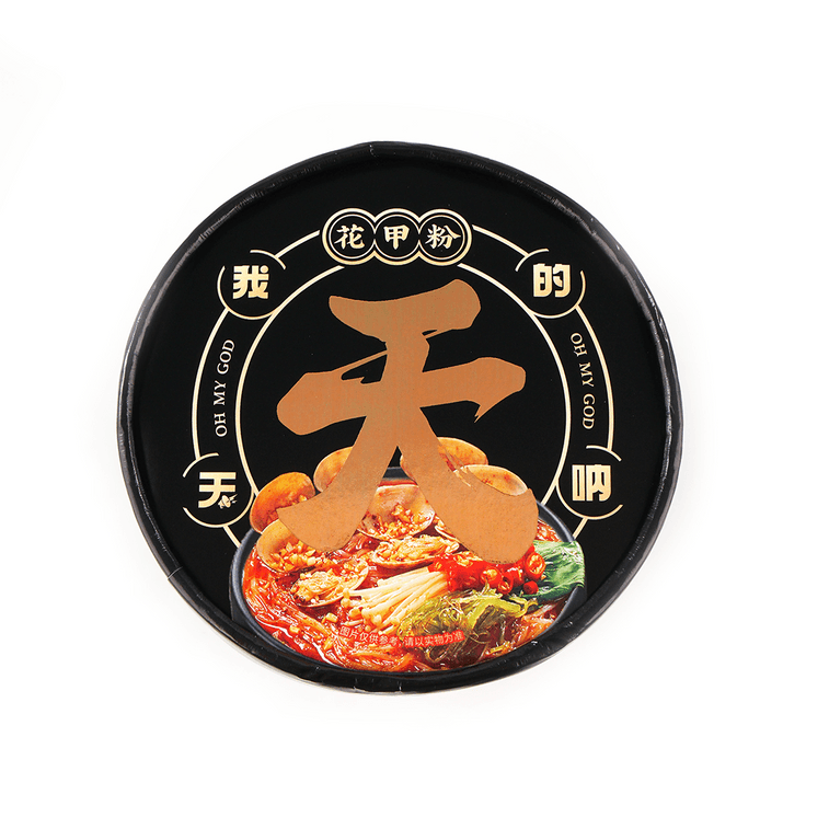 【抖音小红书爆款】我的天呐 川香花甲粉 冲泡速食 134g 出口版无花甲肉 10