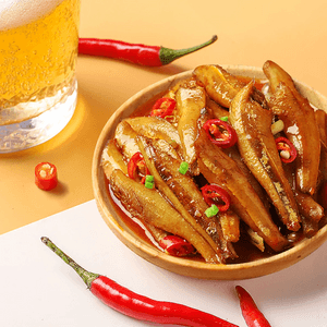 Spicy Mala Anchovies - Sichuan Seafood Snack, 20 Packs, 8.46oz