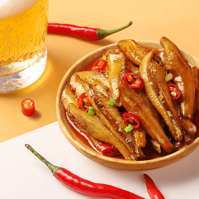 Spicy Mala Anchovies - Sichuan Seafood Snack, 20 Packs, 8.46oz