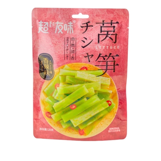 Spicy lettuce ready-to-eat cold meals appetizing spicy pickles snacks and late night snacks 125g