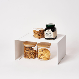 Stackable Countertop Shelf - Two Sizes - Steel Large / White