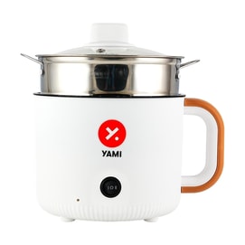 YAMI 디자인 18cm 다기능 찜 & 조리 냄비, 화이트