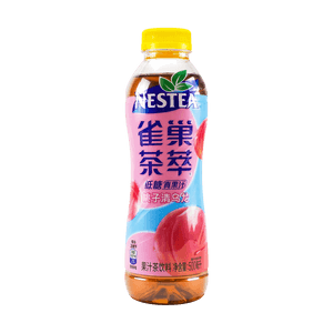 복숭아 우롱차, 실제 과일 주스가 함유된 과일차, 저설탕, 16.9 fl oz