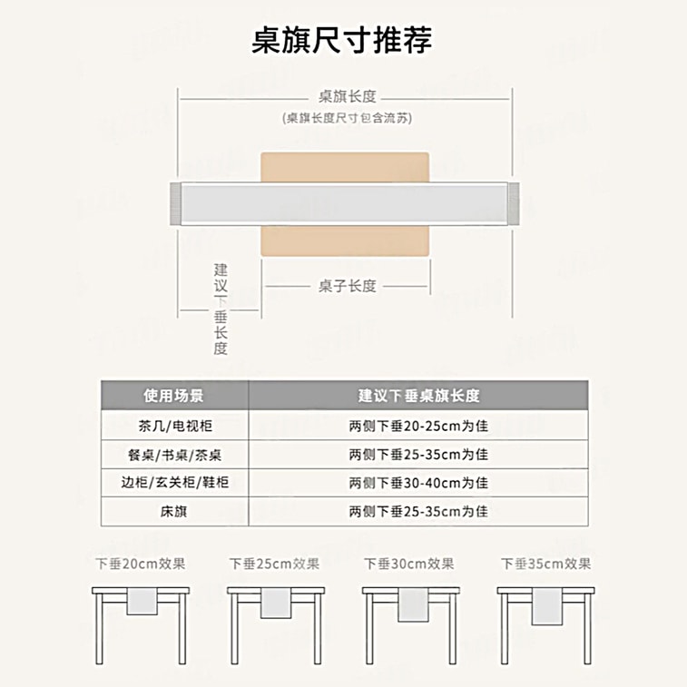 【중국 직송】 HSPM 새 면 리넨 술 테이블 러너 블랙 그리드 대마 로프 30*450cm 4