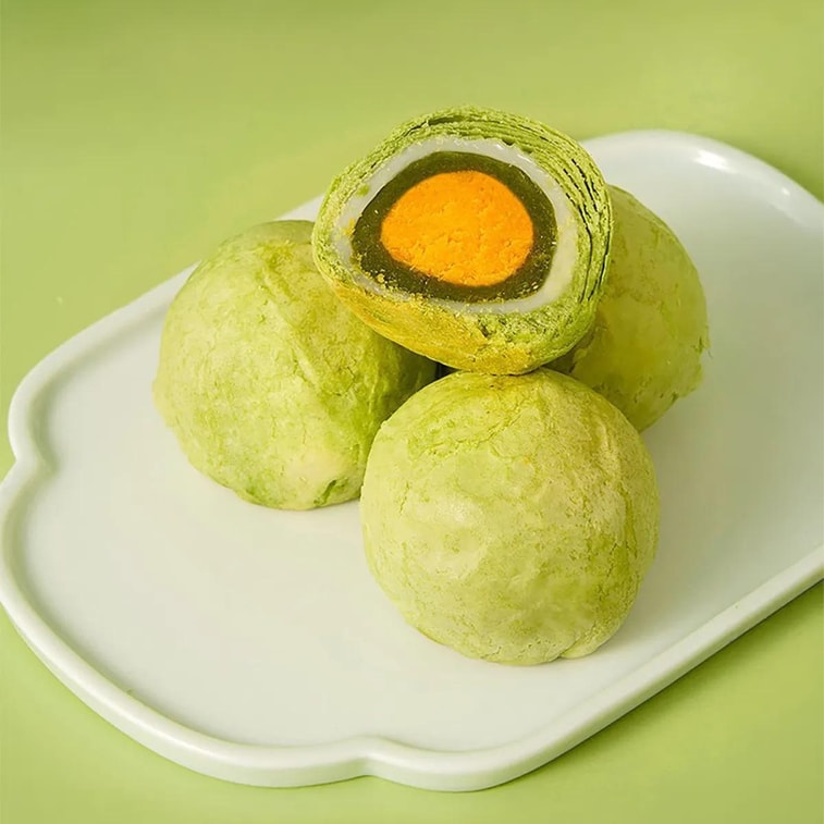 卵黄パイ 抹茶味 6個入り 330g 3