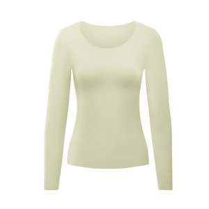  Women's German Velvet Thermal Underwear 1 Piece Grass green Size M