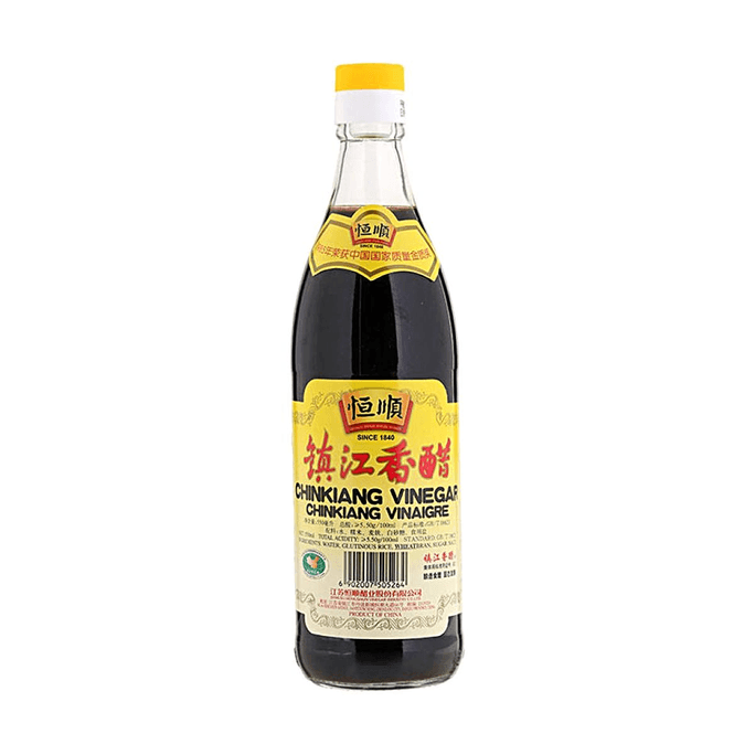鎮江香醋 18.6 fl oz 伝統的な黒酢 付け合わせ・調理用