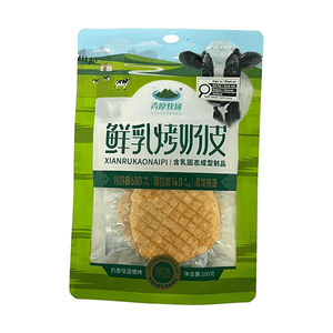 青原牧场 鲜乳烤奶皮 原味 100g【内蒙古黄金牧场】【高钙高蛋白】【恒温慢烤】